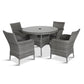 Monaco Stone 4 Seat Dining Set