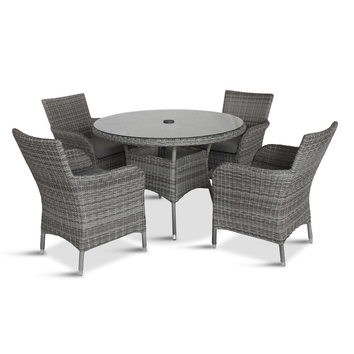 Monaco Stone 4 Seat Dining Set