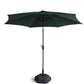Osaka 2.7m Crank and Tilt Parasol - Forest