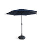 Osaka 2.7m Crank and Tilt Parasol - Navy