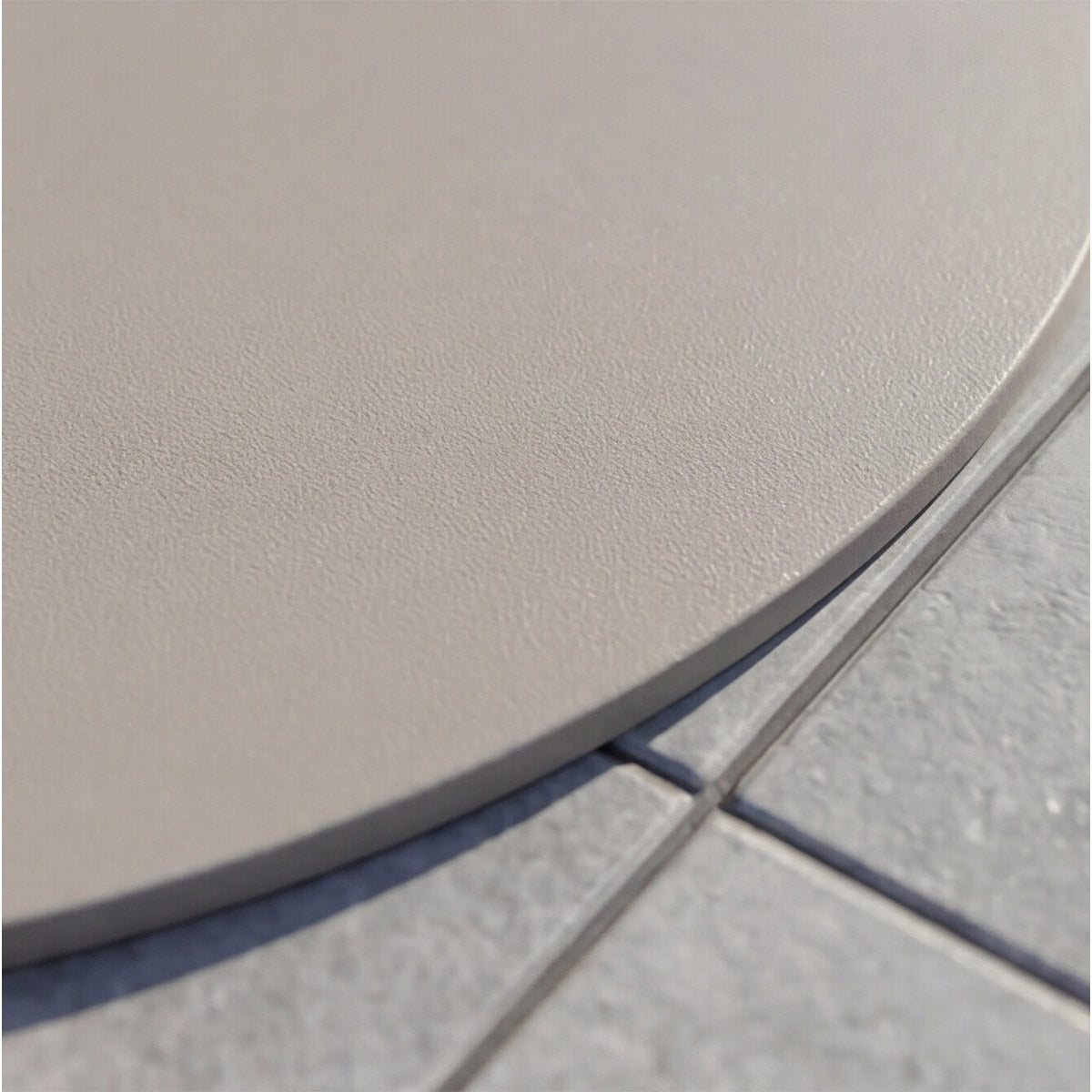 16KG Round Steel Base - Taupe