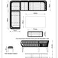 Peru Rectangular Modular Dining Set with Adjustable Table