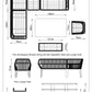 Peru Rectangular Modular Dining Set with Adjustable Table and Lounge Chair