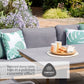 Peru Lounge Dining Set with Adjustable Table