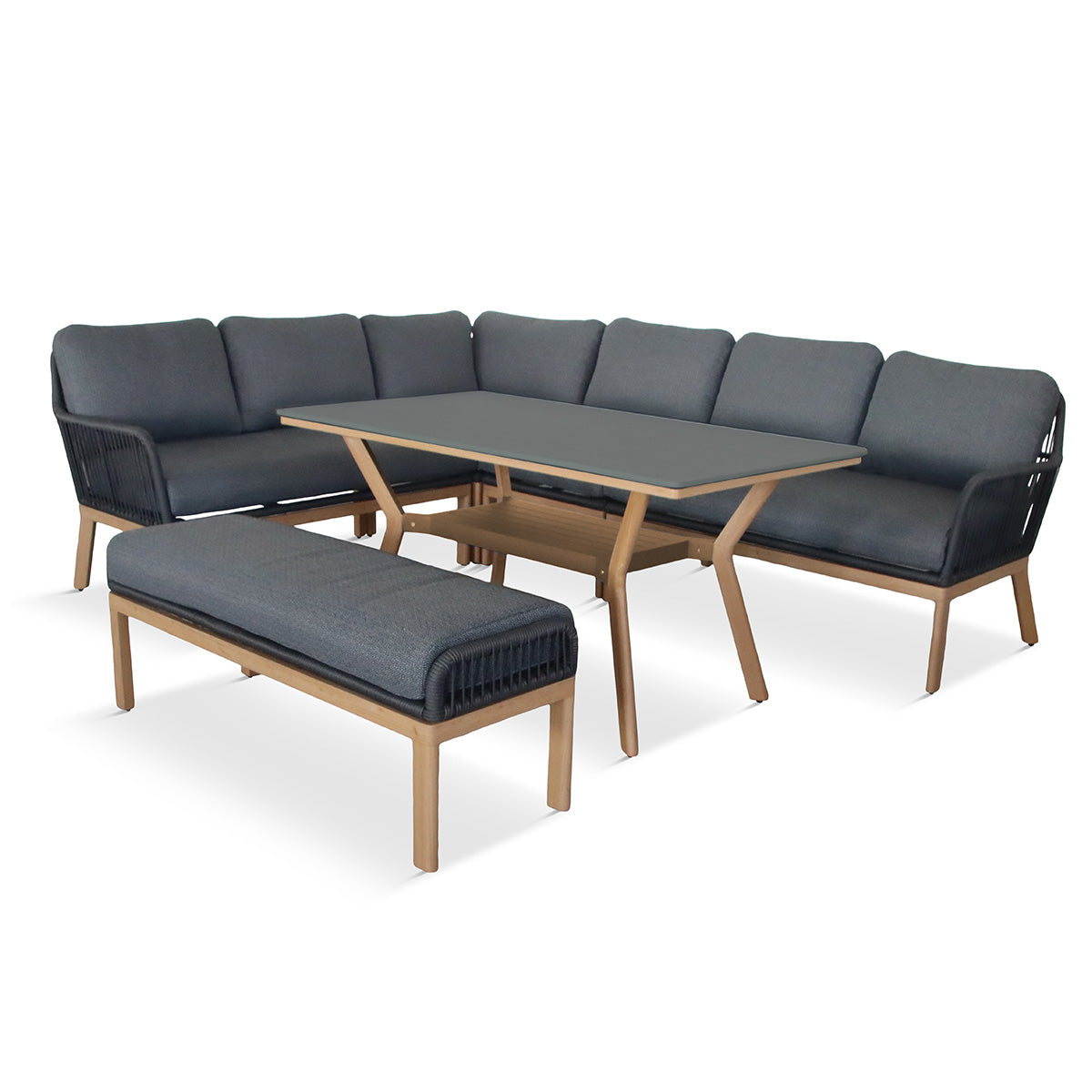 Peru Rectangular Modular Dining Set