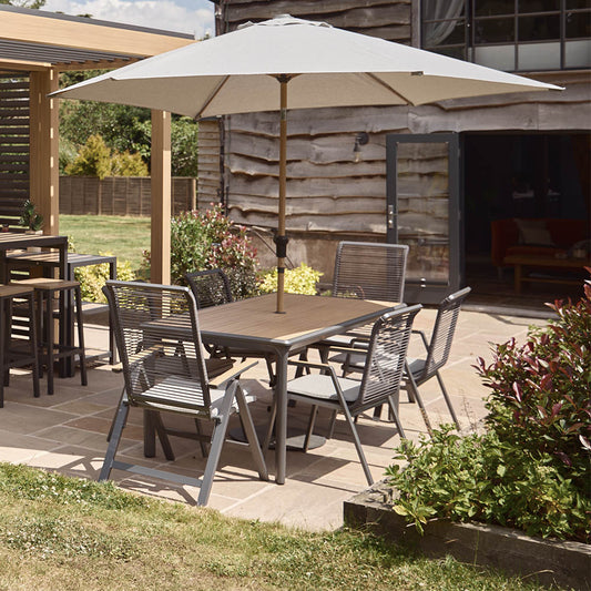 Sanctuary Oak 6 Seat Dining Set