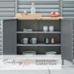 Sanctuary Oak Storage Cabinet
