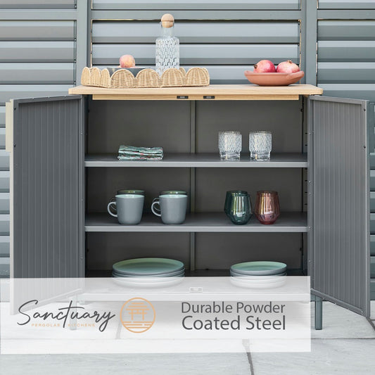 Sanctuary Oak Storage Cabinet