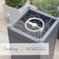 Sanctuary Gas Firepit Heater