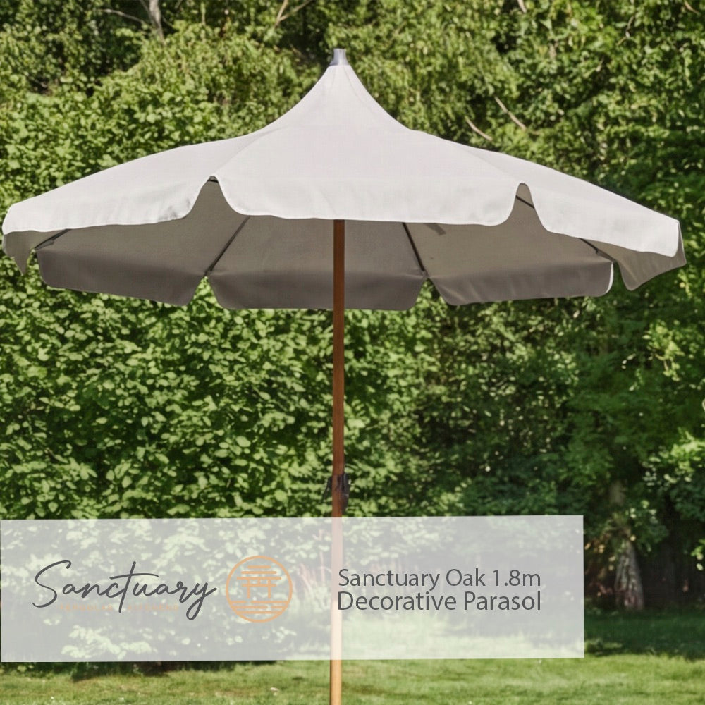 Sanctuary Oak 1.8m Decorative Parasol