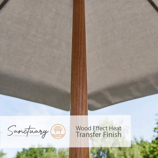 Sanctuary Oak 1.8m Decorative Parasol