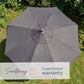 Sanctuary Birch 1.8m Decorative Parasol