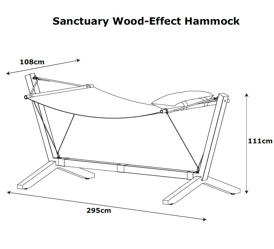 Sanctuary Oak Wood-Effect Hammock