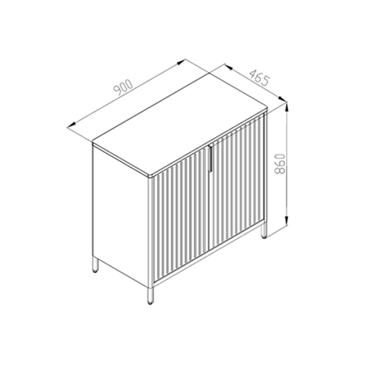 Sanctuary Birch Storage Cabinet
