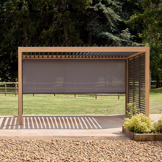 Sanctuary Oak 4 x 3m Pergola with Lights