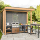 Sanctuary Oak 3 x 1.5m Pergola Extension