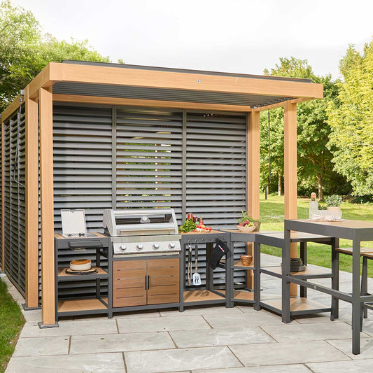 Sanctuary 3m Slatted Side Wall