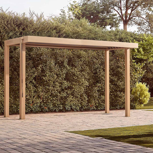 Sanctuary Oak 4 x 1.5m Pergola Extension