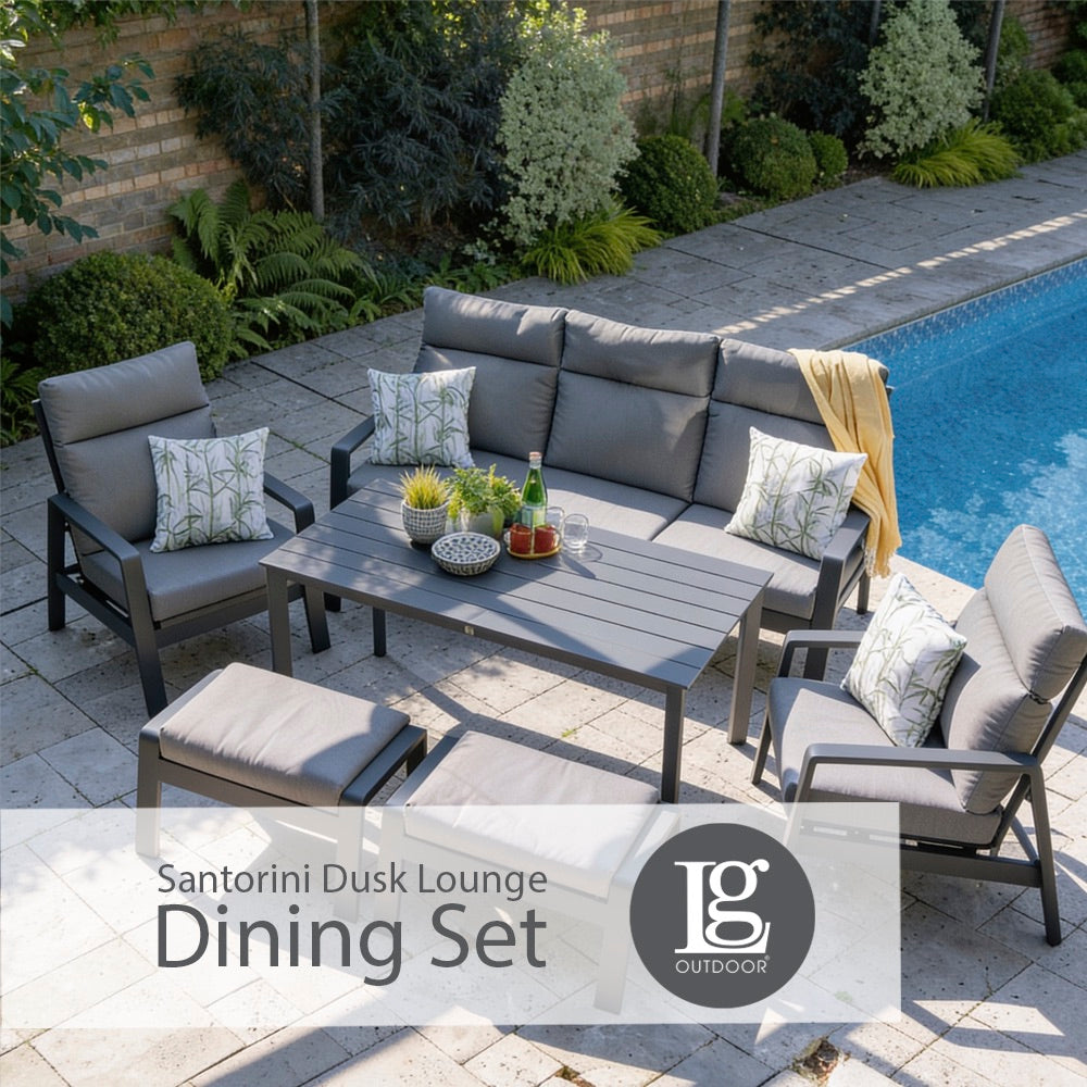 Santorini Dusk Lounge Dining Set