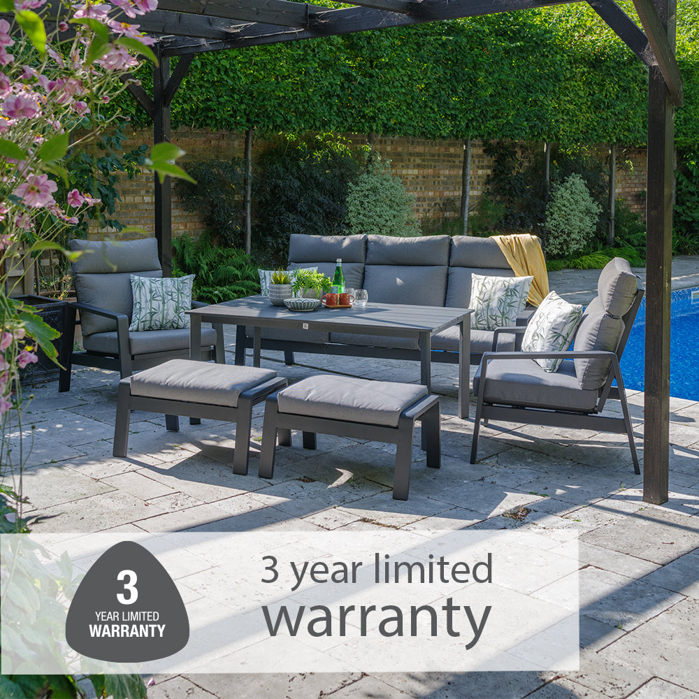 Santorini Dusk Lounge Dining Set