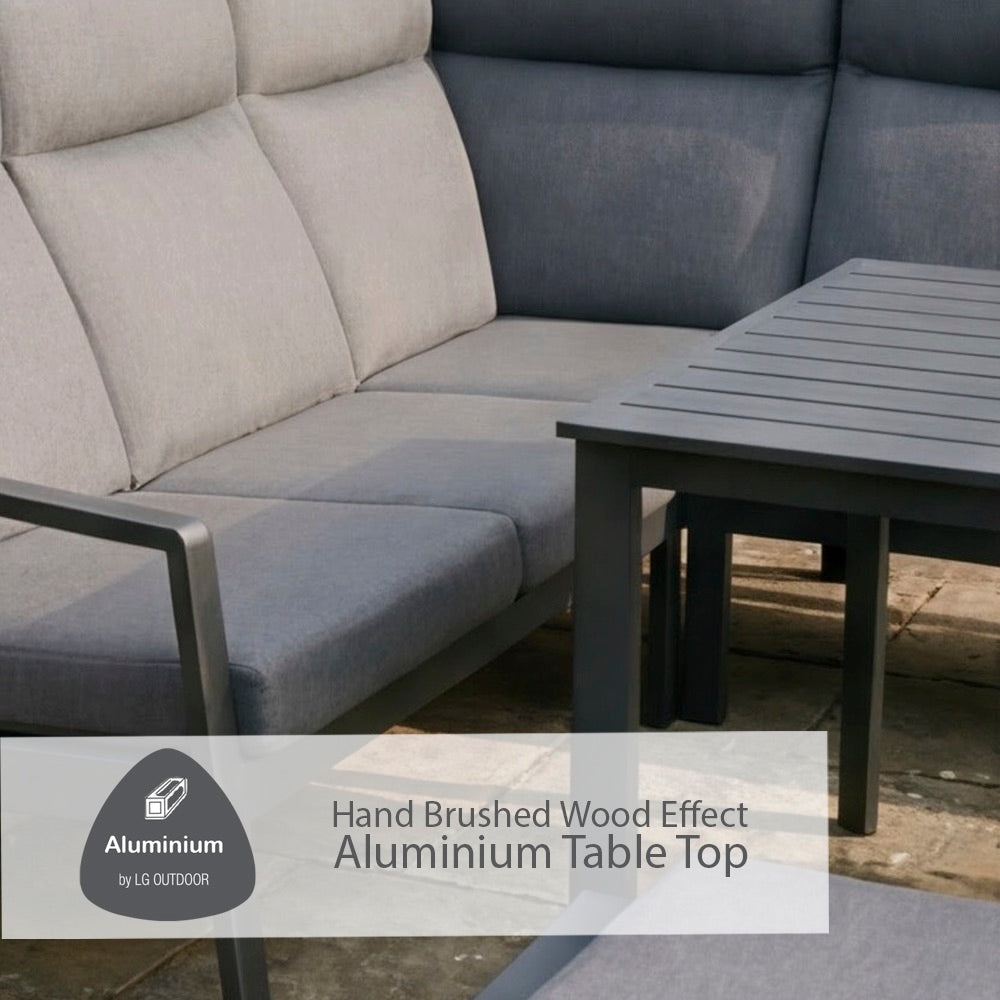 Santorini Dusk Modular Dining Set with Lounge Chair