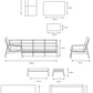 Santorini Dusk Modular Dining Set with Lounge Chair
