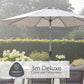 Sarasota 6 Seat Dining Set with 3.0m Parasol