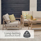 Sorrento Lounge Set with High Coffee Table