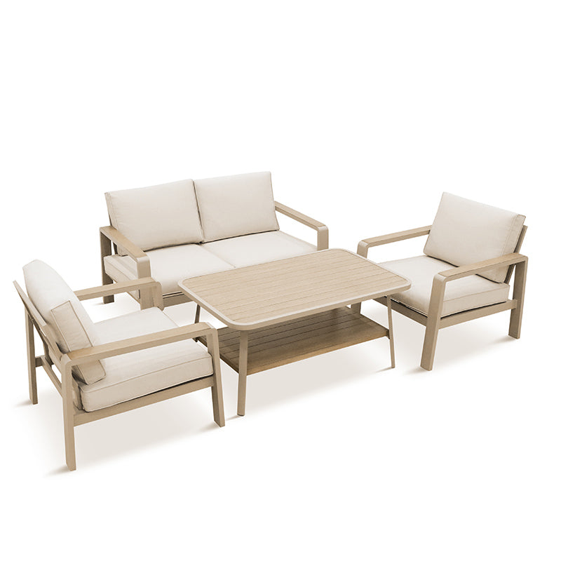 Sorrento Lounge Set with High Coffee Table