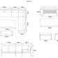 Sorrento Rectangular Modular Dining Set with Adjustable Table