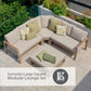 Sorrento Large Square Modular Lounge Set