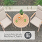 Sorrento Bistro Set with Recliner Chairs
