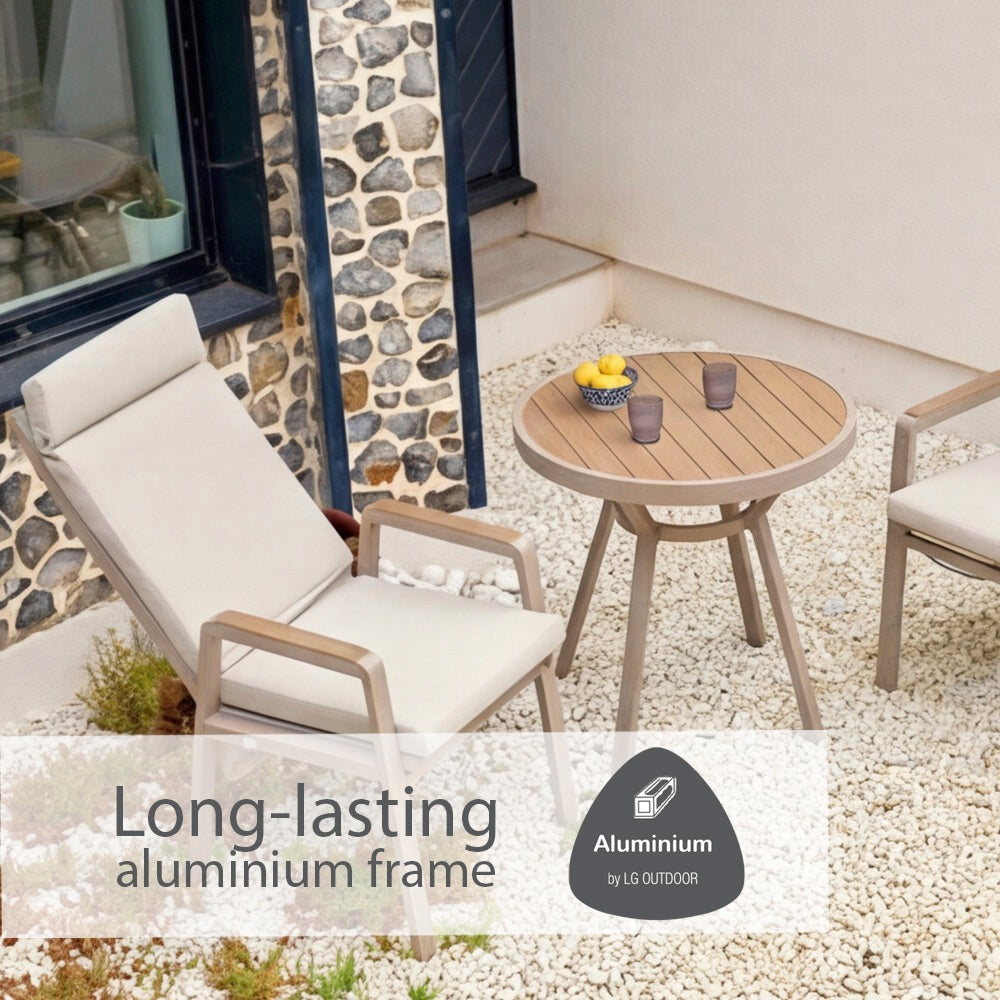 Sorrento Bistro Set with Recliner Chairs