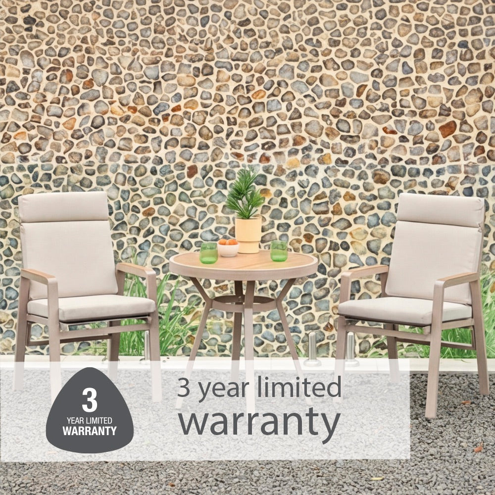 Sorrento Bistro Set with Recliner Chairs