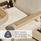 Sorrento 8 Seat Dining Set with Recliner Chairs and Deluxe 2.0 x 3.0m Parasol