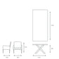 Stockholm 8 Seat Dining Set With Armchair