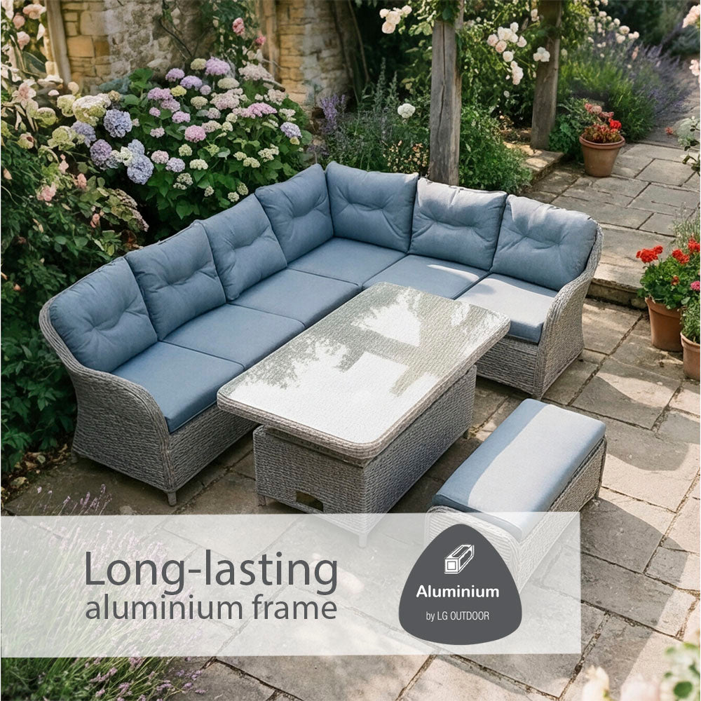 Oslo Rectangular Dining Modular with Adjustable Table