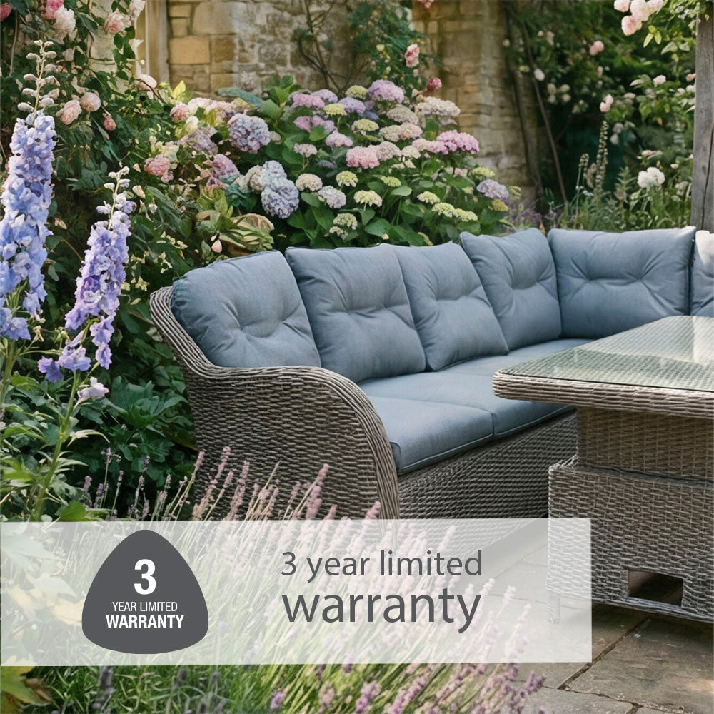 Oslo Rectangular Dining Modular with Adjustable Table