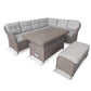 St Tropez Sand Rectangular Dining Modular with Adjustable Table