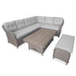 St Tropez Sand Rectangular Dining Modular with Adjustable Table