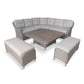 St Tropez Sand Large Square Dining Modular with Adjustable Table