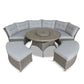 St Tropez Sand Curved Dining Modular