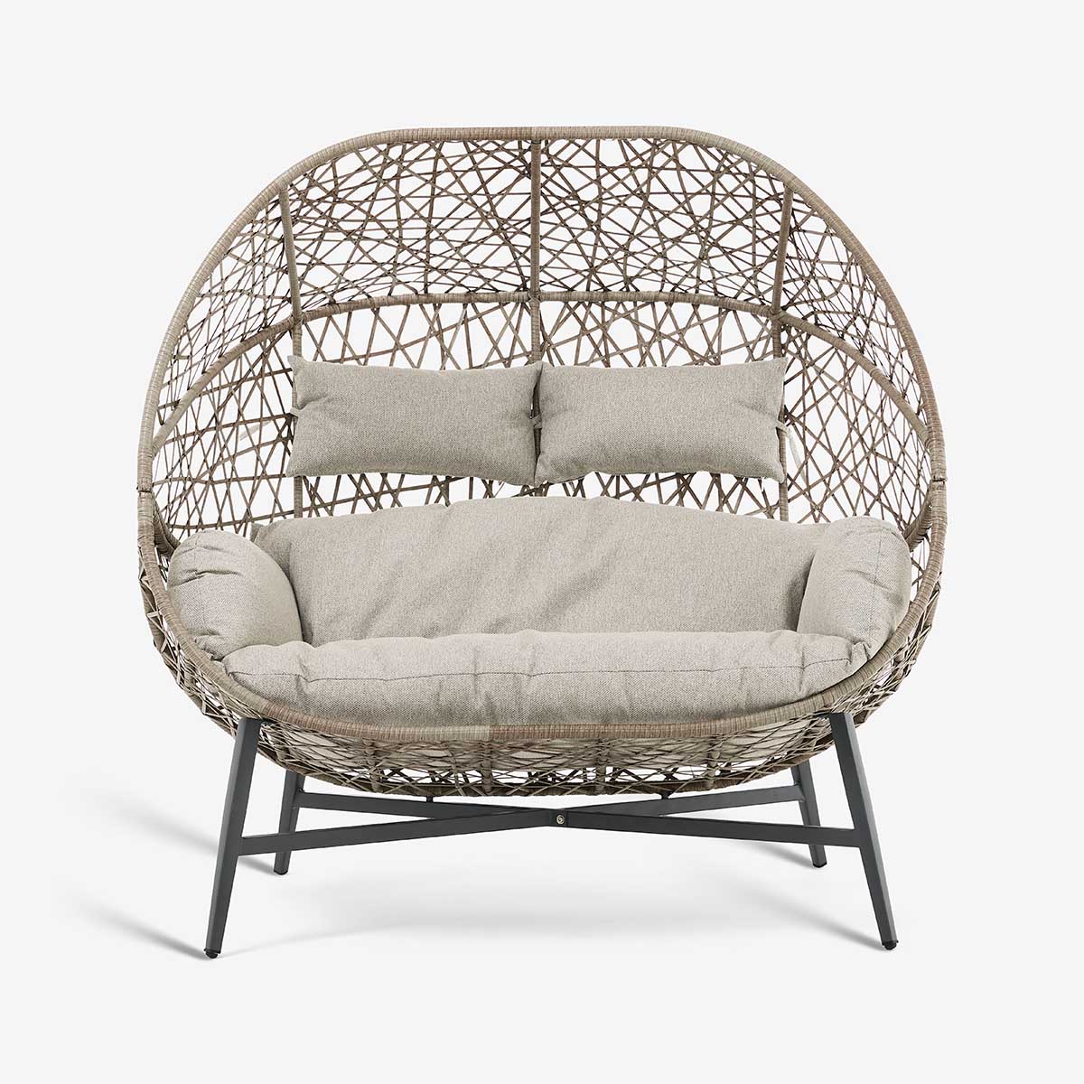 St Tropez Sand Double Cocoon Chair