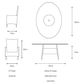 St Tropez Sand 8 Seat Dining Set with Weave Lazy Susan and Deluxe 2.0 x 3.0m Parasol