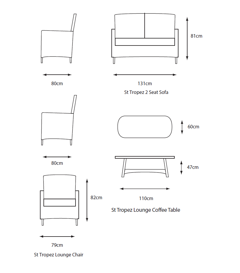 Corsica Lounge Set