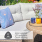 St Tropez Sand Curved Dining Modular