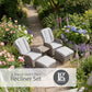 St Tropez Sand 5 Piece Recliner Set