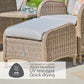 St Tropez Sand 5 Piece Recliner Set