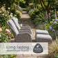 St Tropez Sand 5 Piece Recliner Set