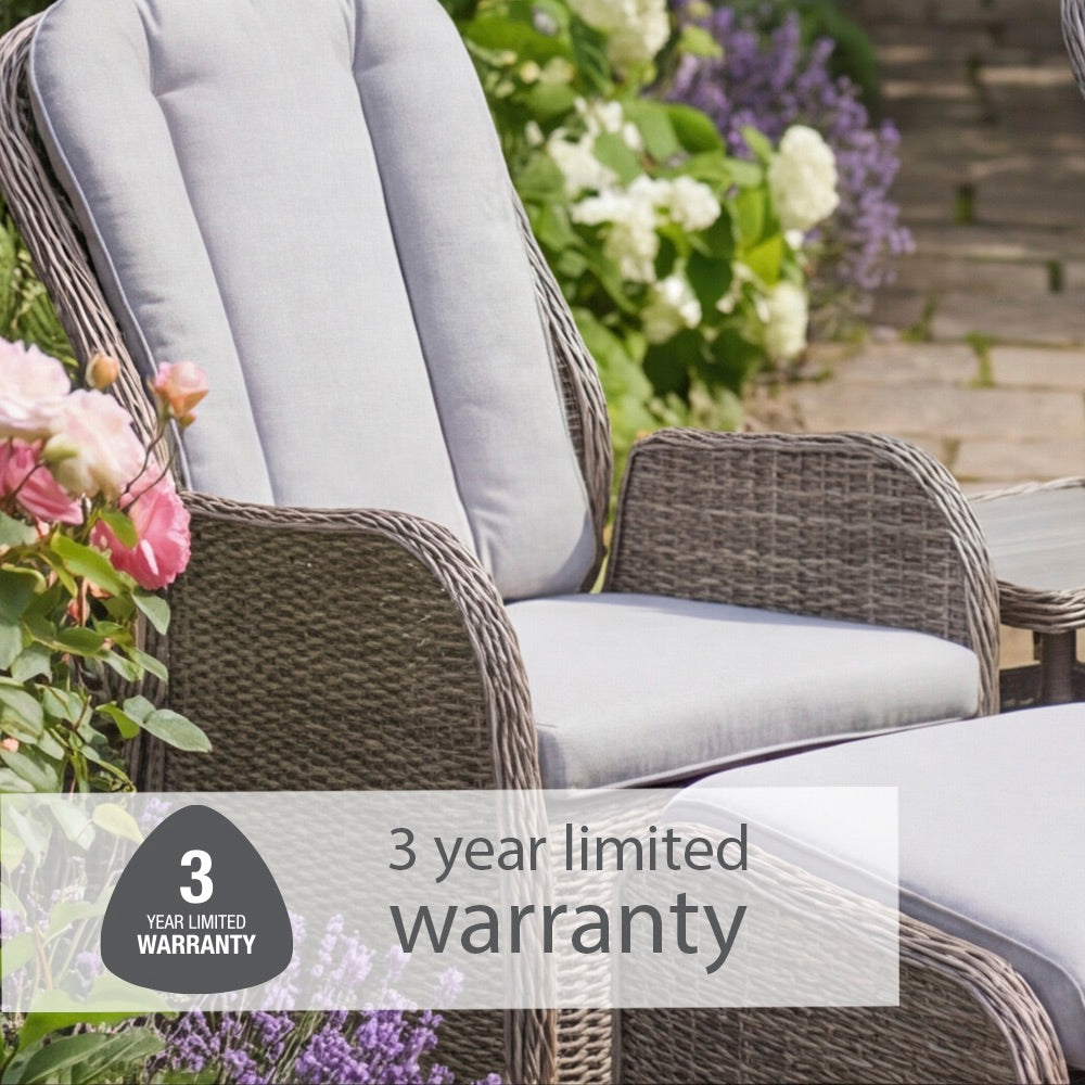 St Tropez Sand 5 Piece Recliner Set